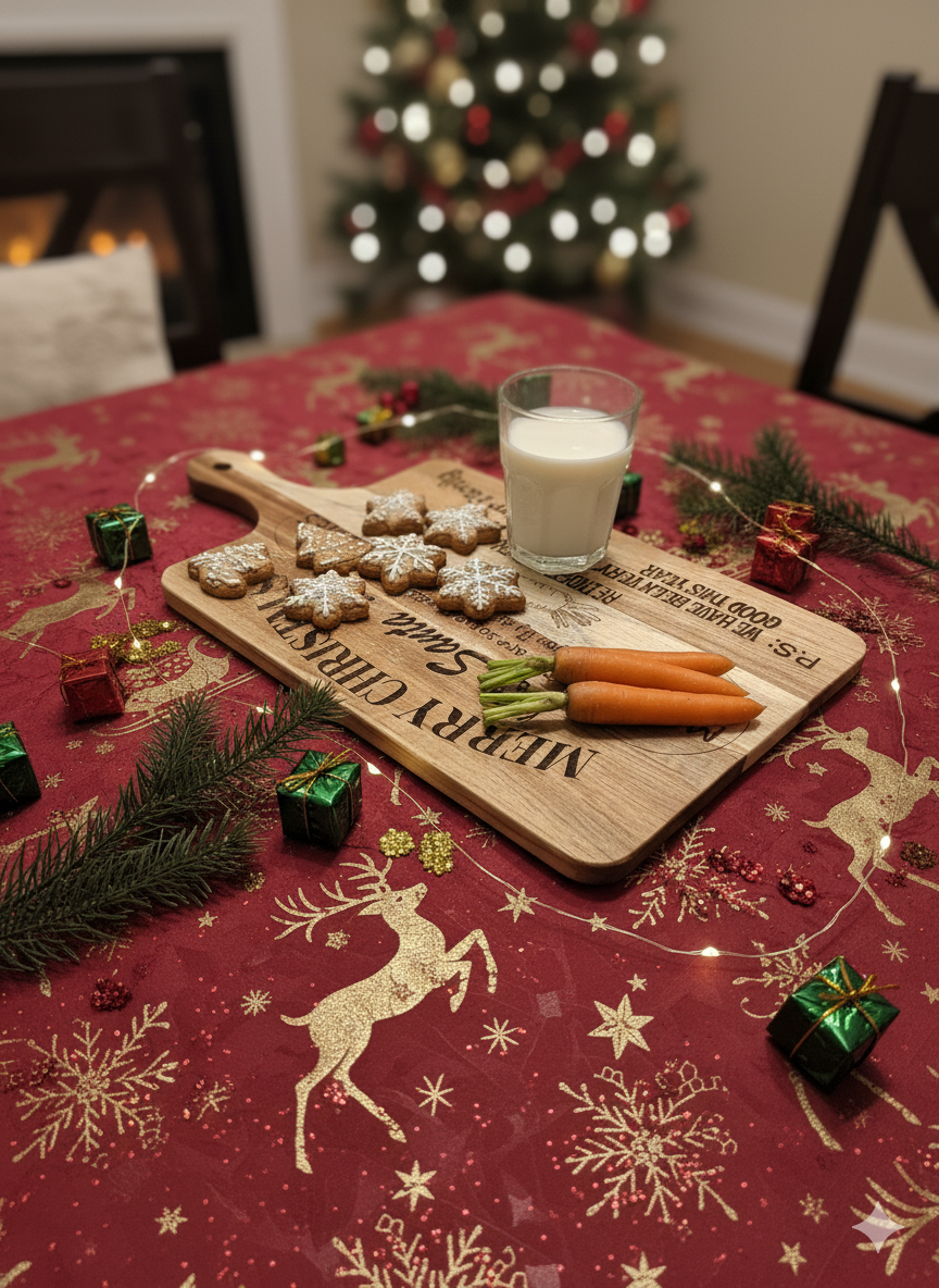Santa Cookie trays