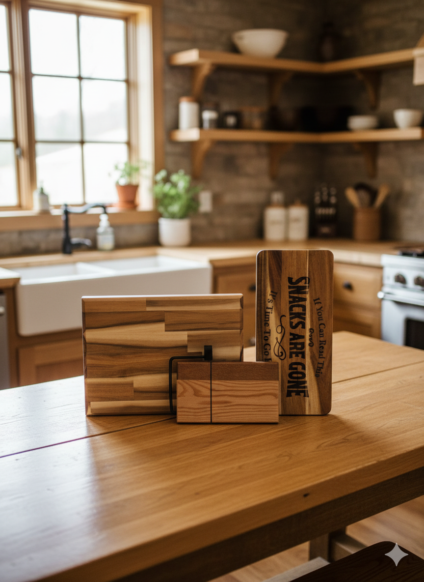 Bread knives and Bread Boards