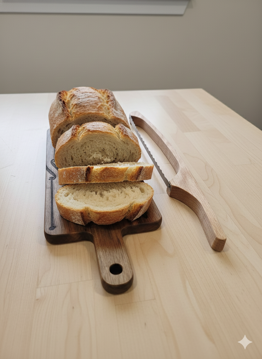 Bread knives and Bread Boards