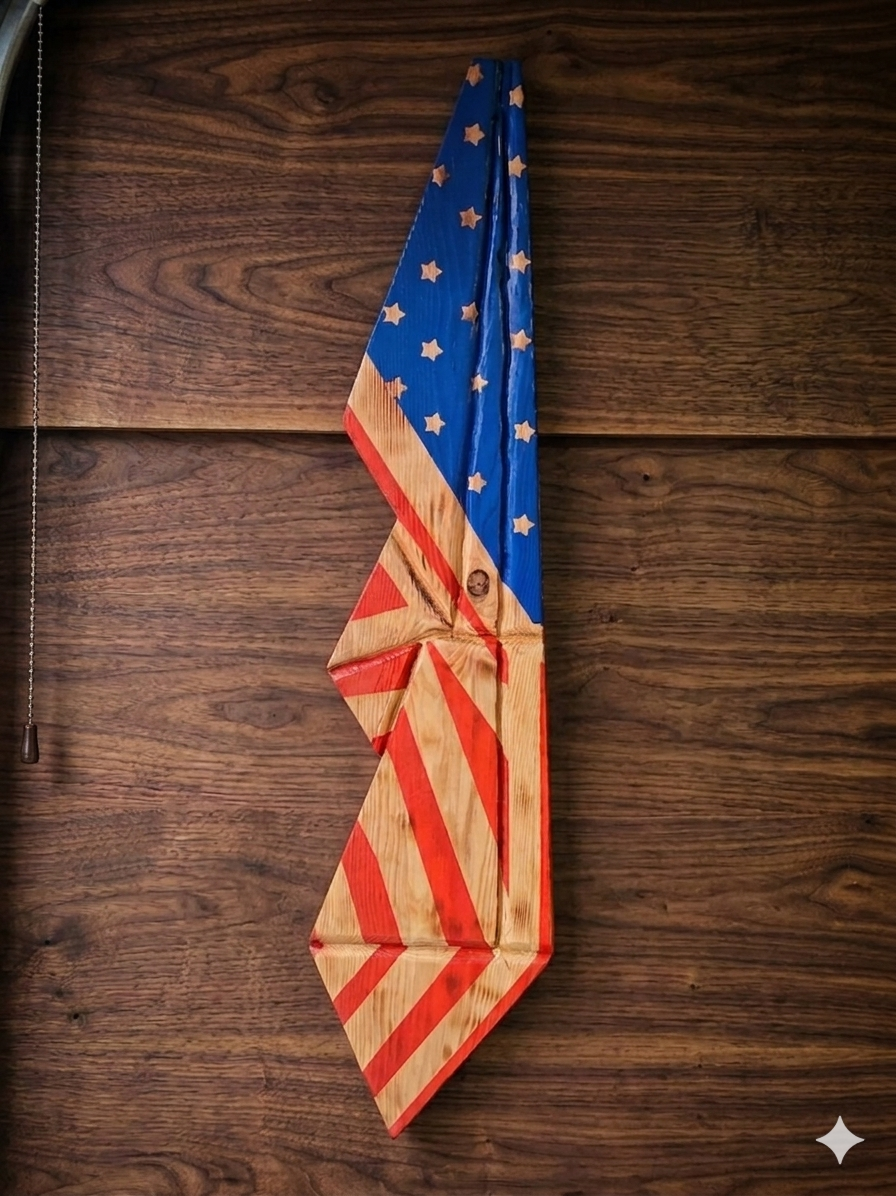 Wavy Flag wall hanging