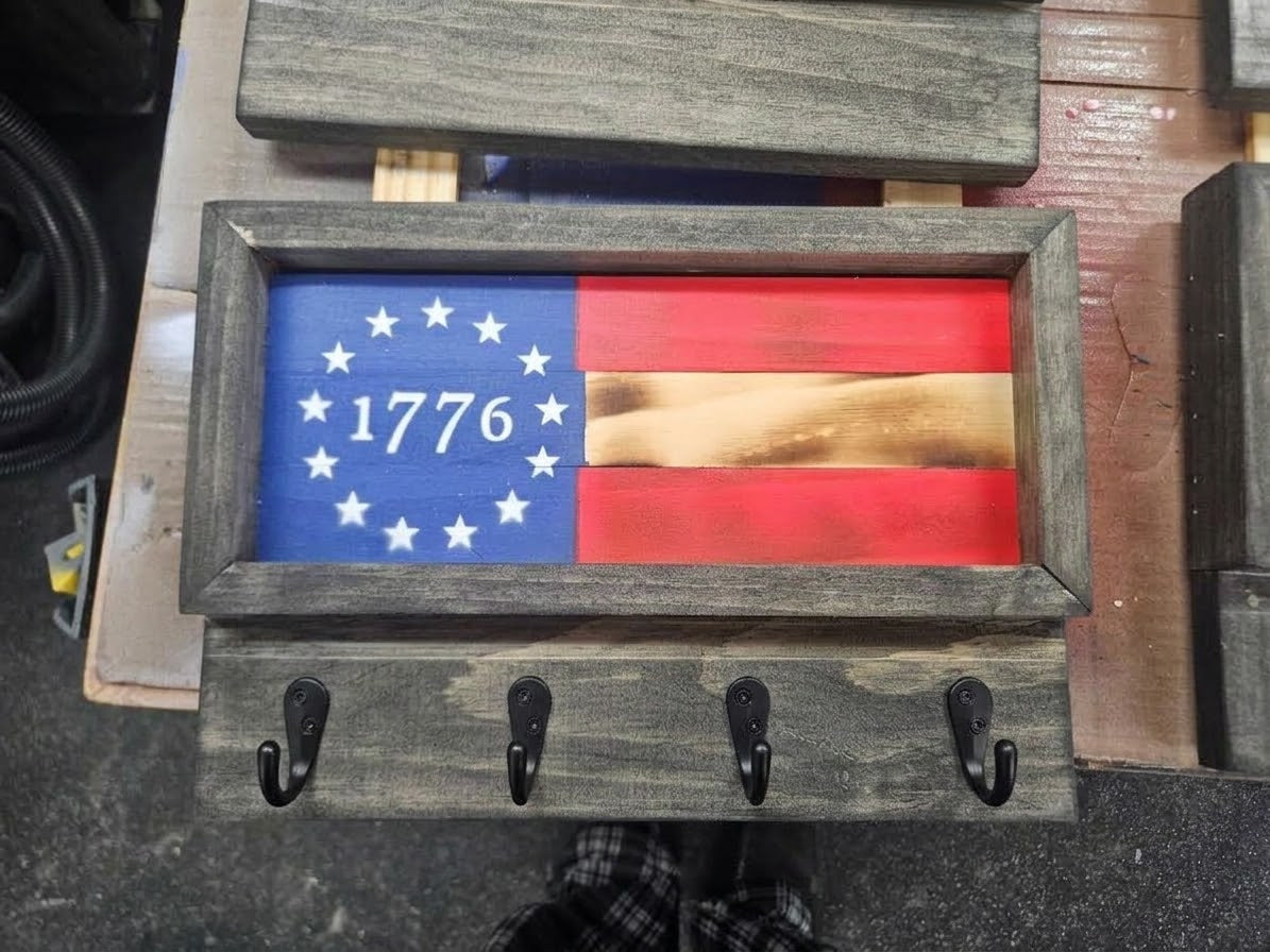 Patriotic Key Holder