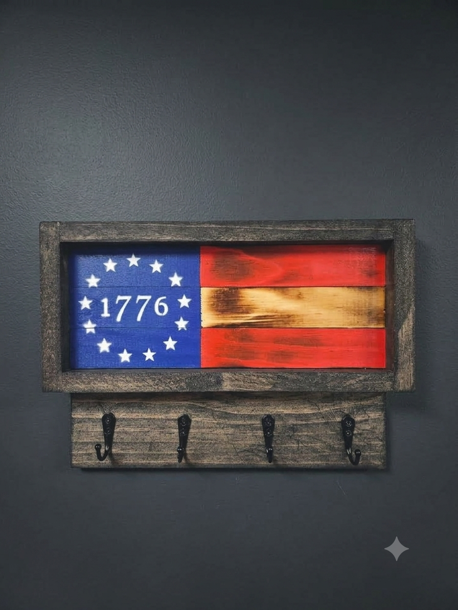 Patriotic Key Holder