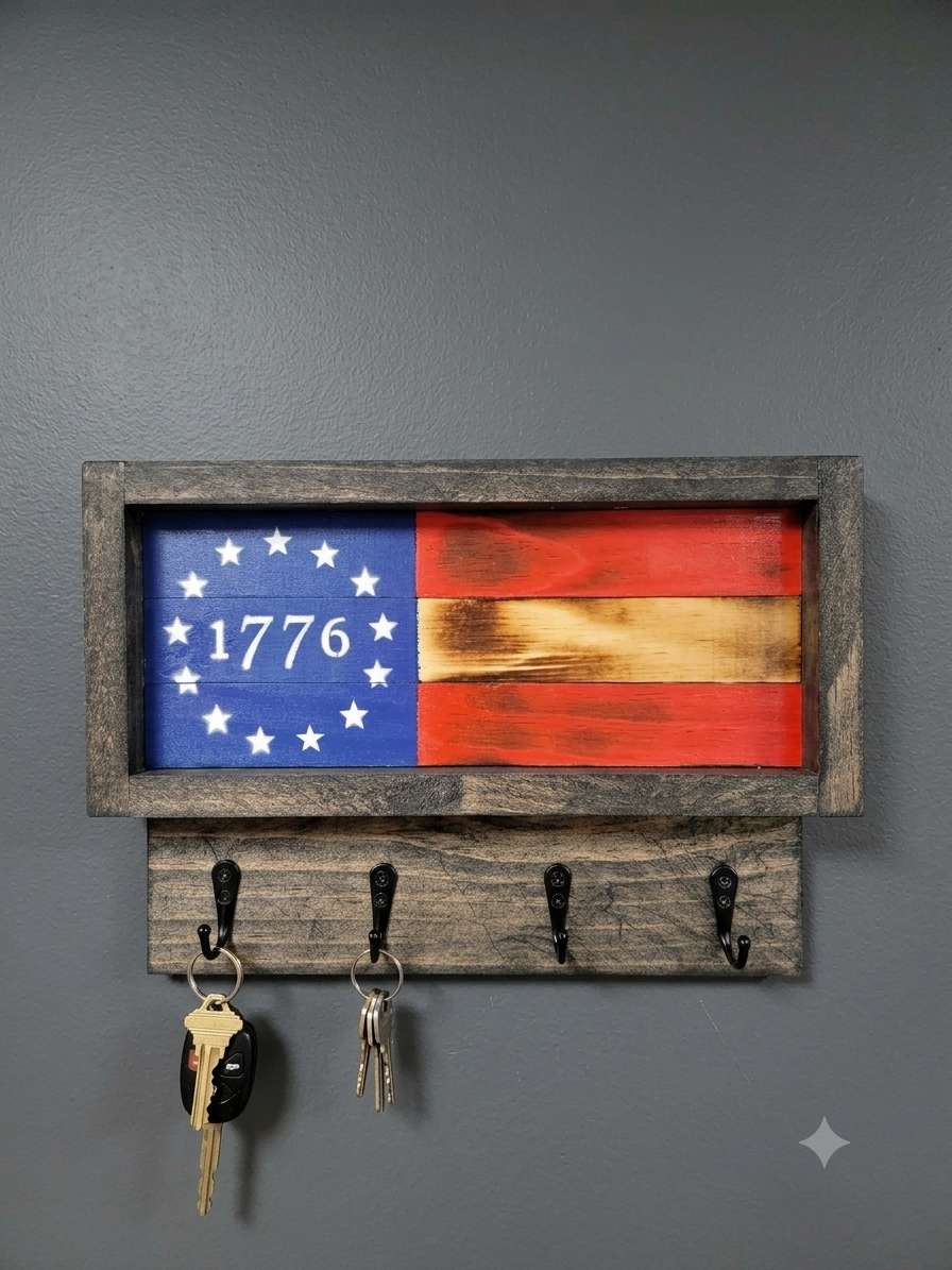 Patriotic Key Holder