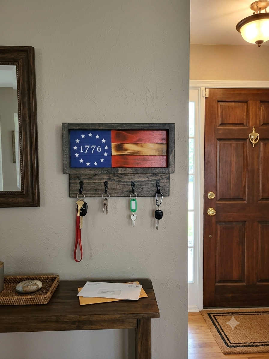 Patriotic Key Holder