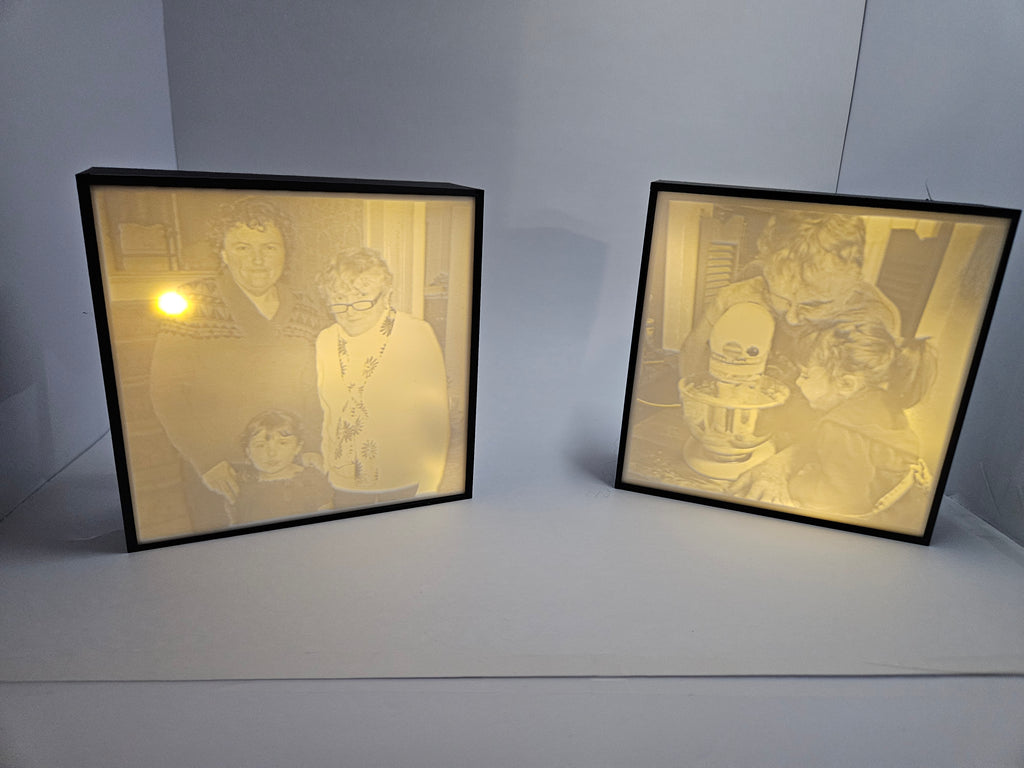 Custom 3D Lithophane - Personalized Photo Light Art
