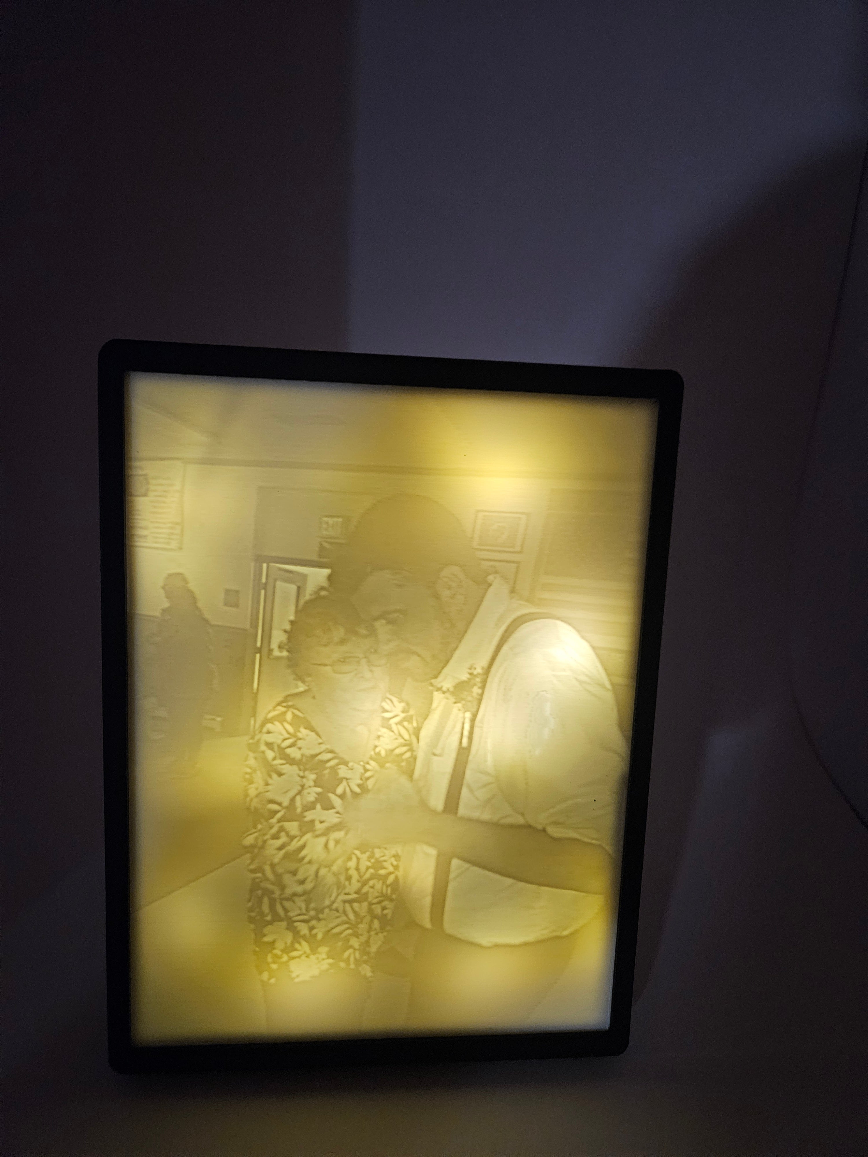Custom 3D Lithophane - Personalized Photo Light Art