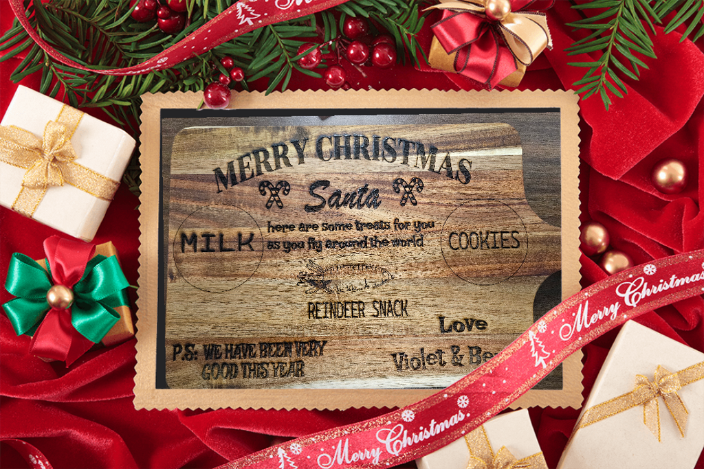Santa Cookie trays