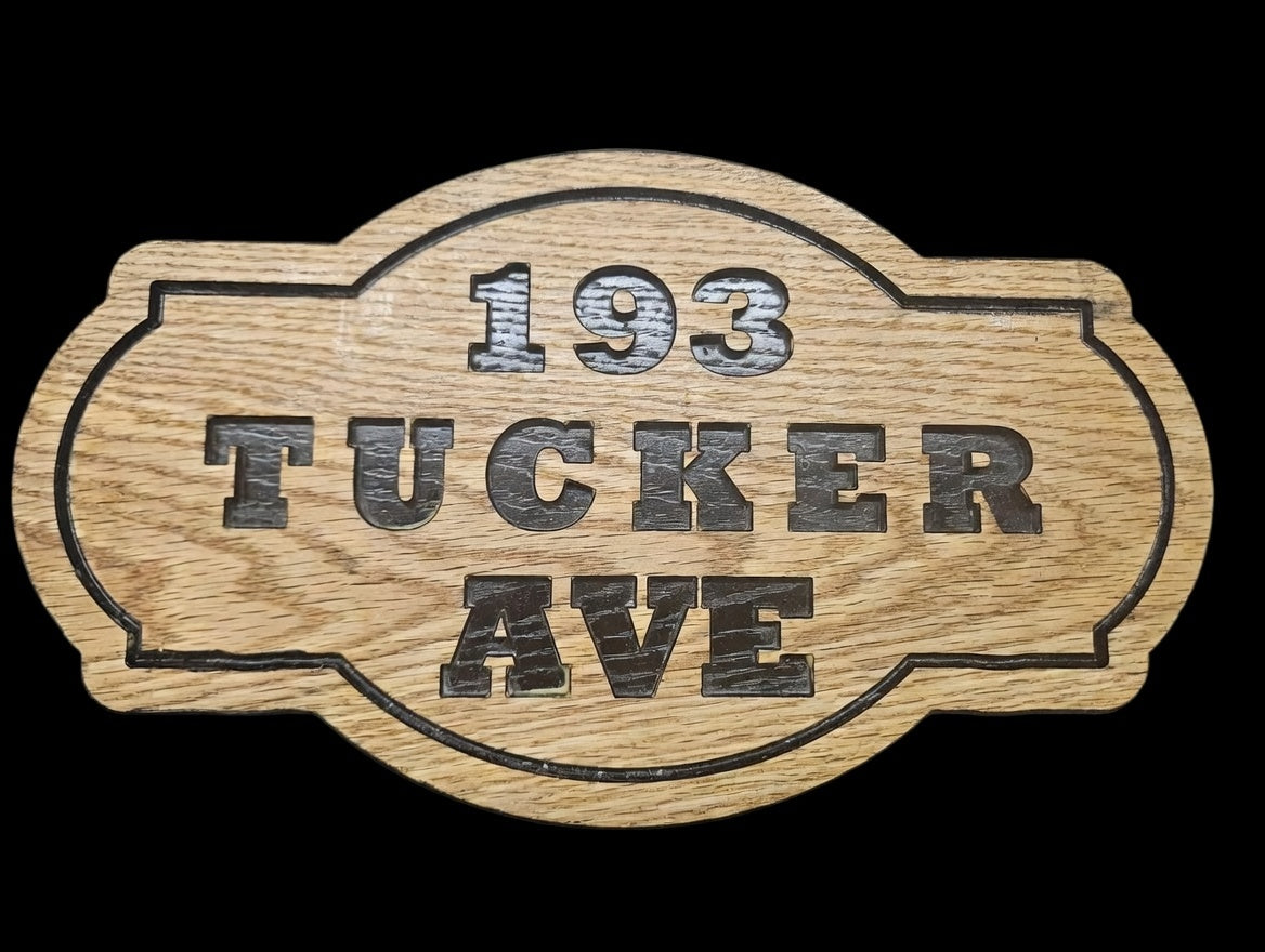 Address sign