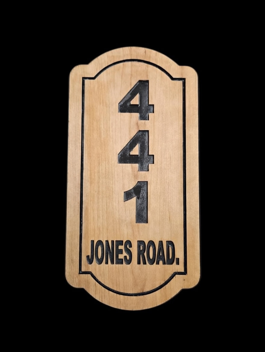 Address sign
