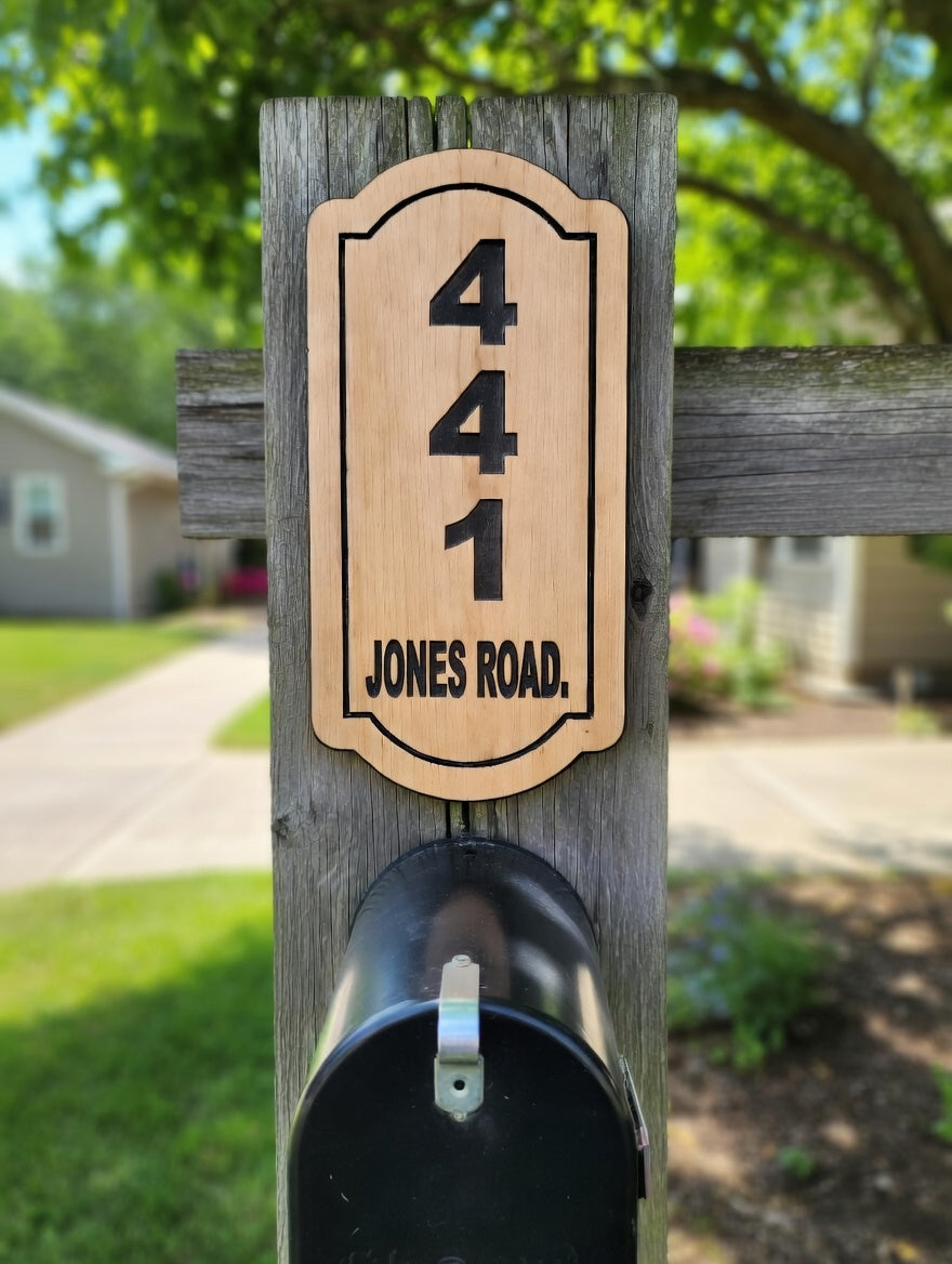 Address sign